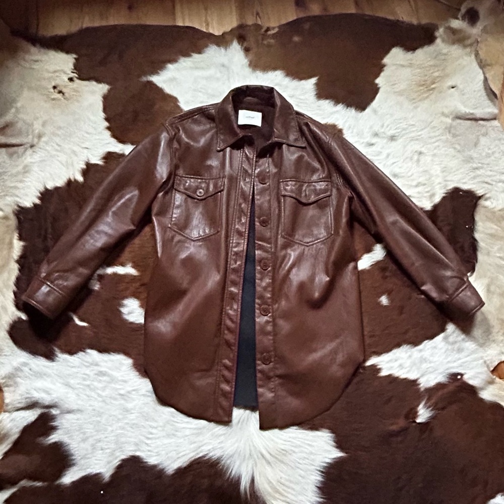 wilfred free vegan leather ganna jacket